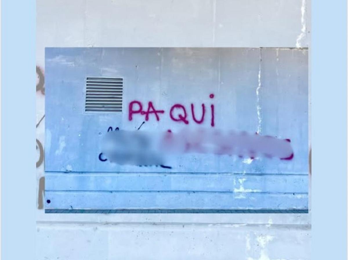 Pintada contra la alcaldesa denunciada por ella misma y condenada por el PP local.