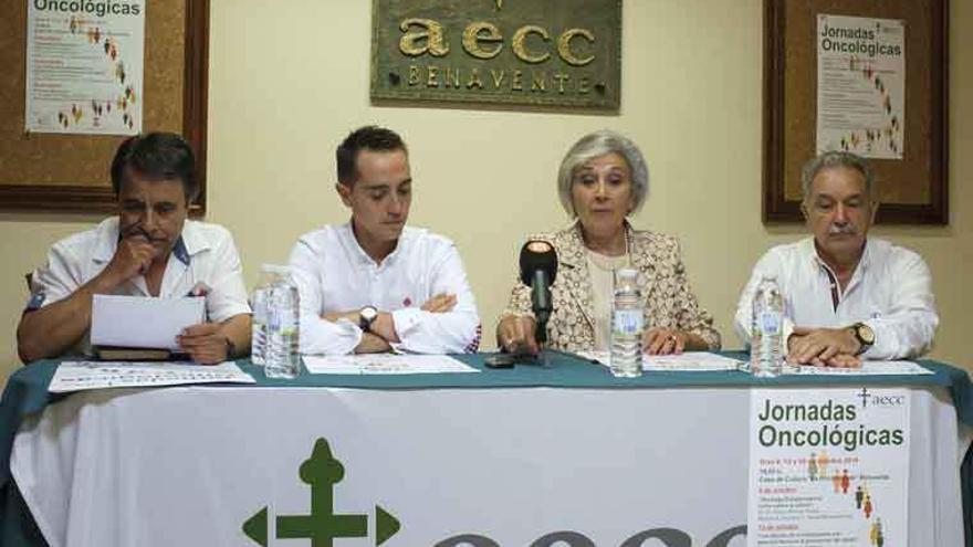 Antonio Vega, Luciano Huerga, Asunción Alonso y Silvino Román.