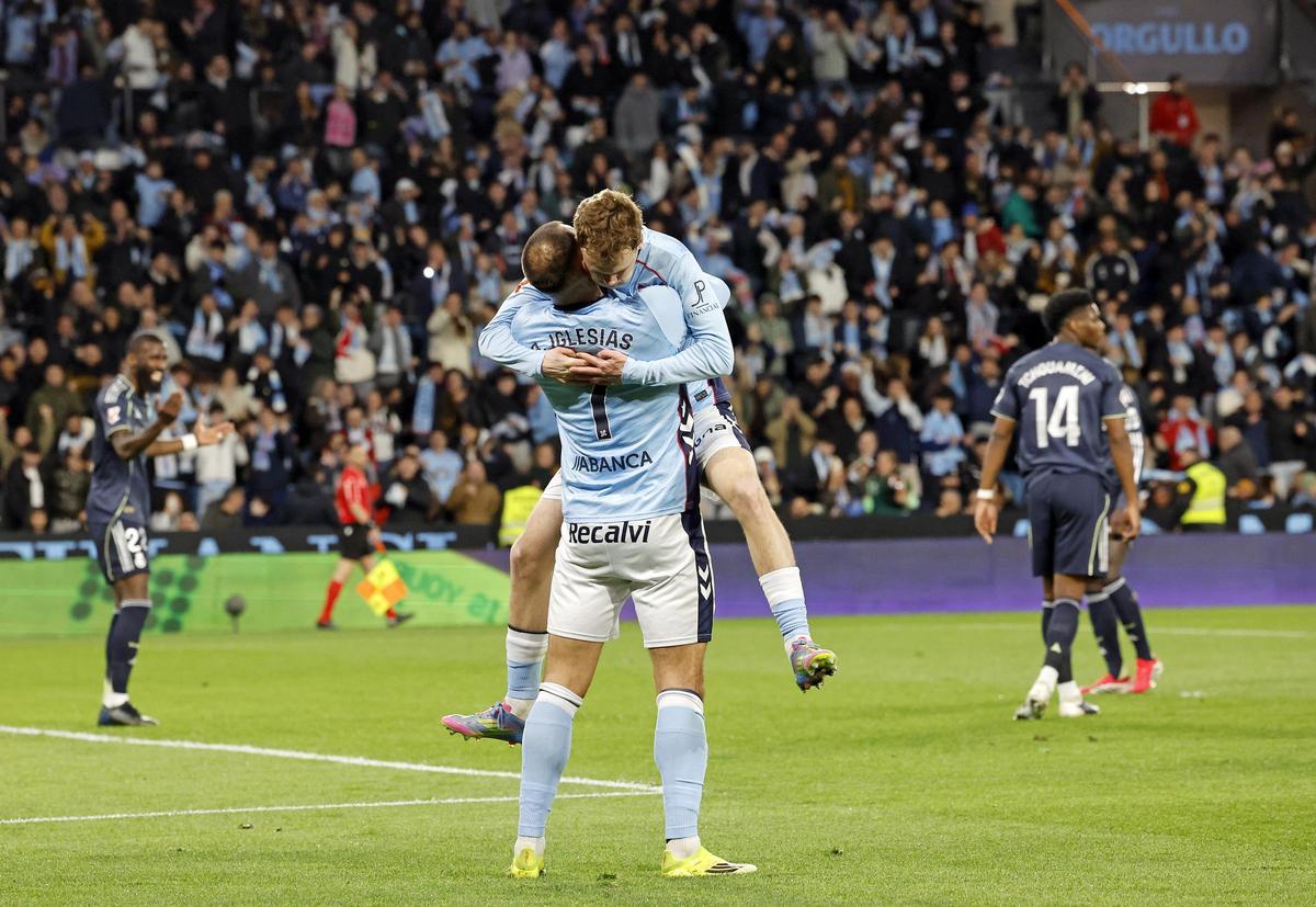 Celta-Real Madrid, en imágenes