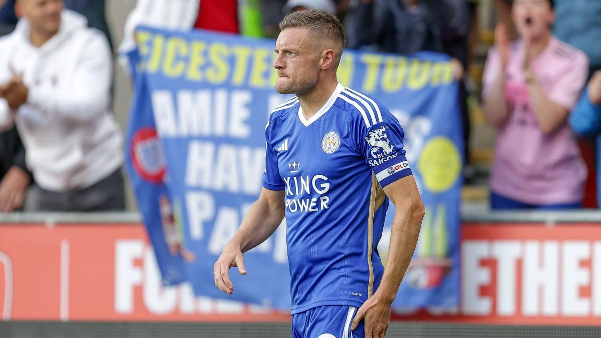 Jamie Vardy, capitán del Leicester City