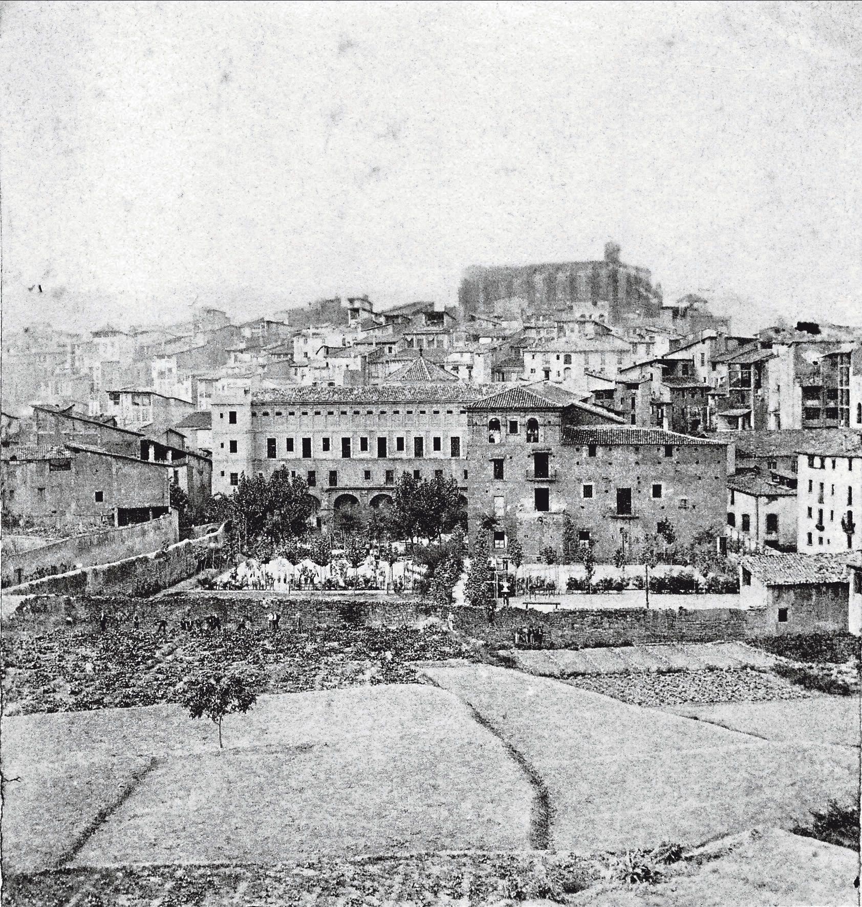 Vista antiga del Col.legi de Sant Ignasi