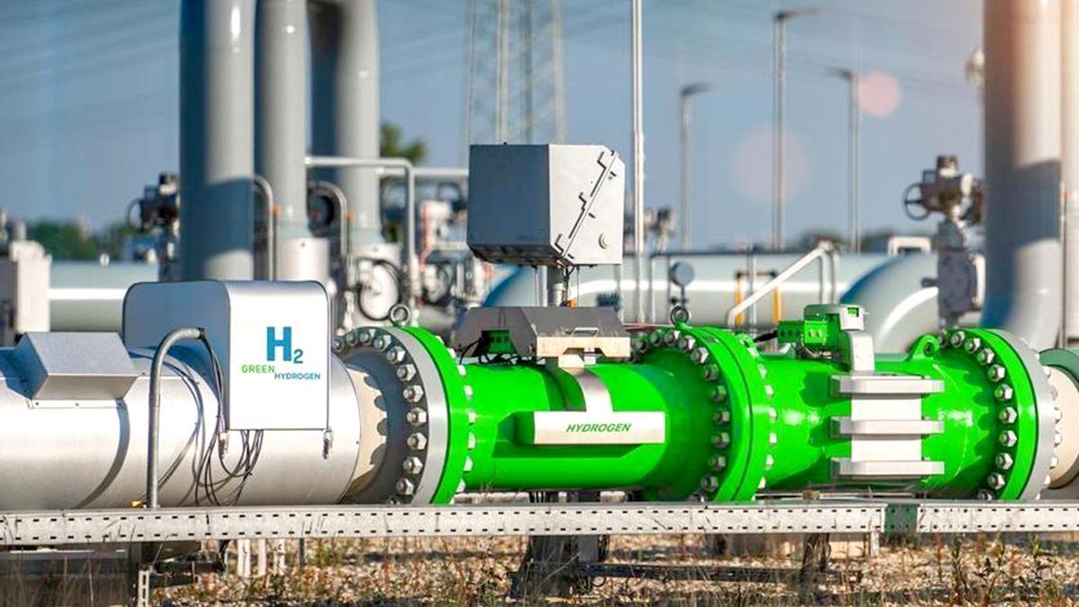 Conductos de hidrógeno verde.