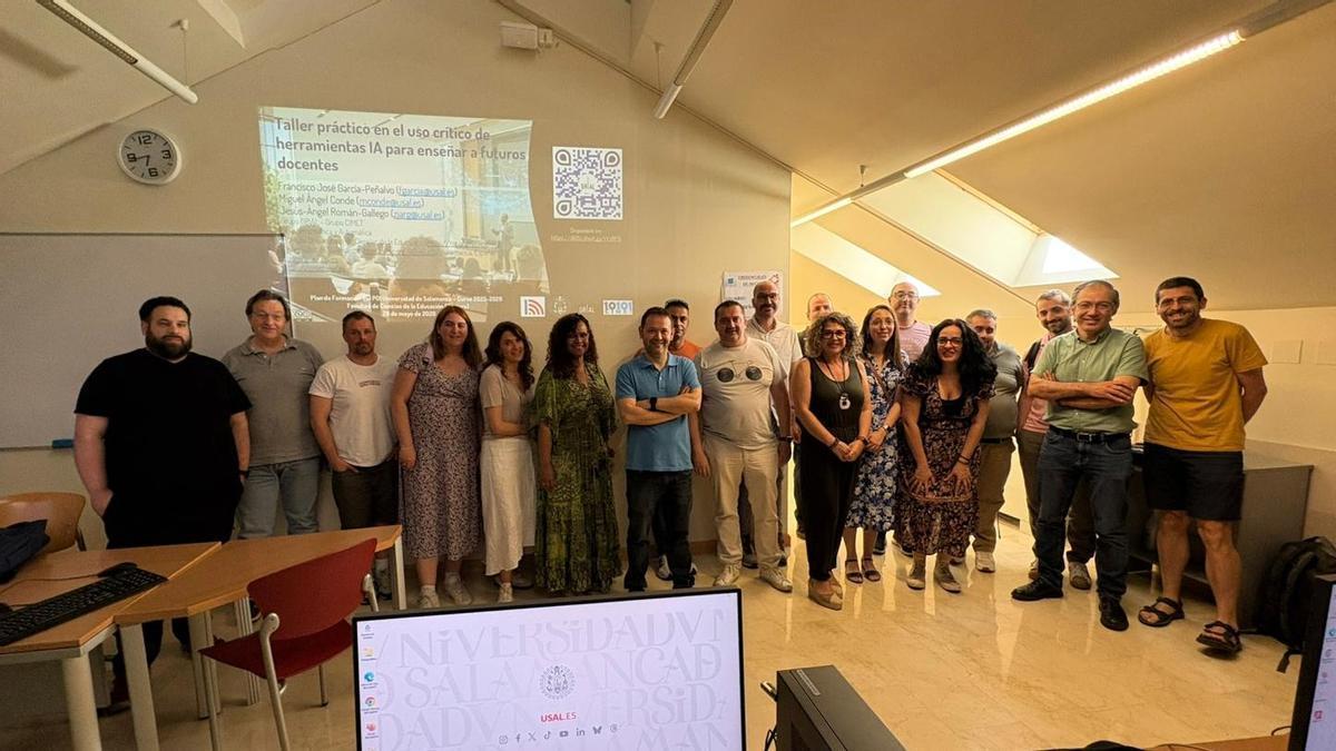 Asistentes a la última formación en la Facultad de Educación de Zamora