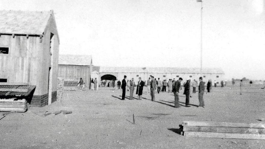 Una imagen de la Colonia Penitenciaria de Formentera, abierta entre 1940 y 1942. ARCHIVO ANDREU MANRESA