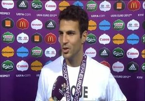 Declaracions de Cesc Fàbregas després de guanyar l’Eurocopa.