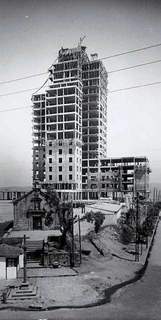 El Hospital Xeral, primer rascacielos de Galicia