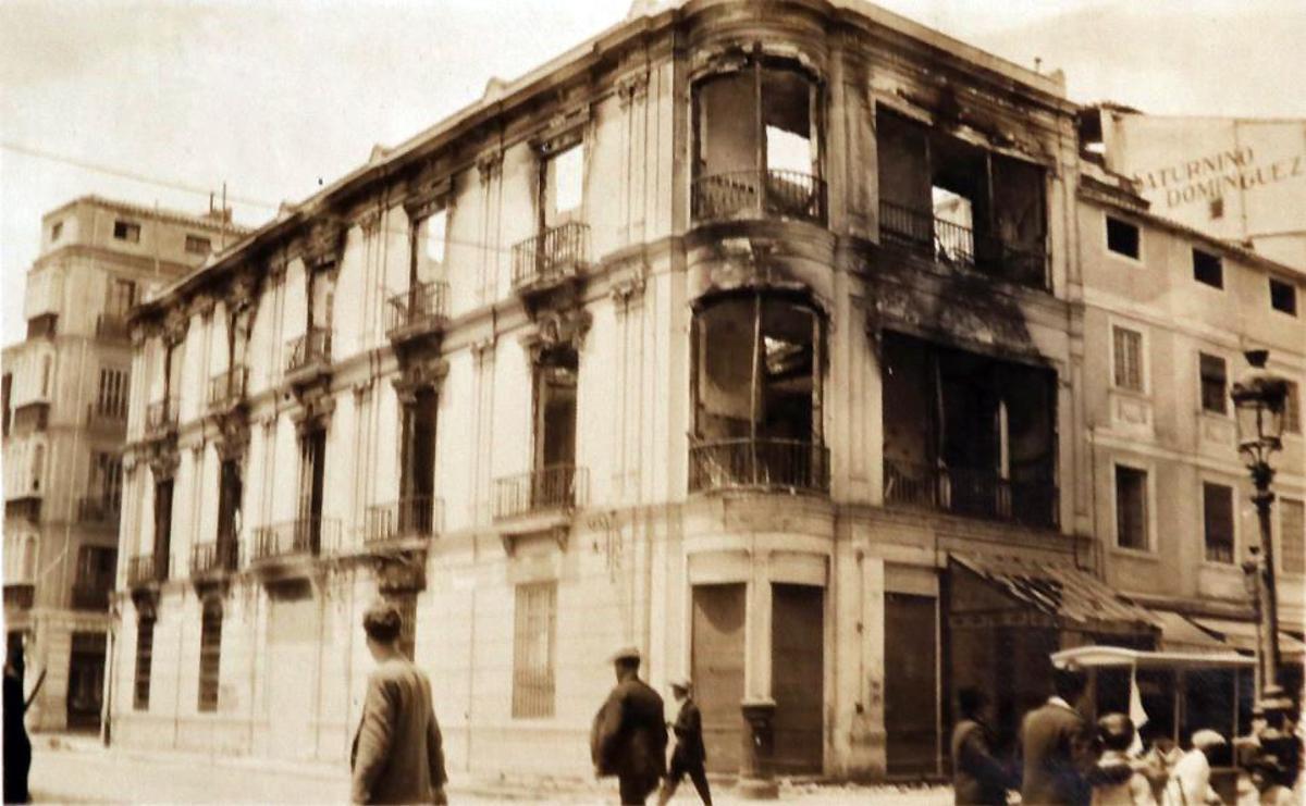 Sede de 'La Unión Mercantil' en Puerta del Mar.