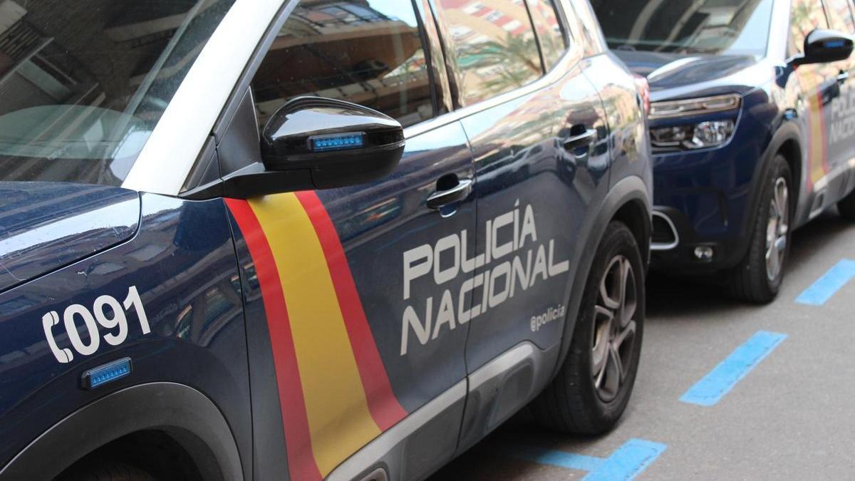 Vehicles de la Policia Nacional en una imatge d'arxiu.