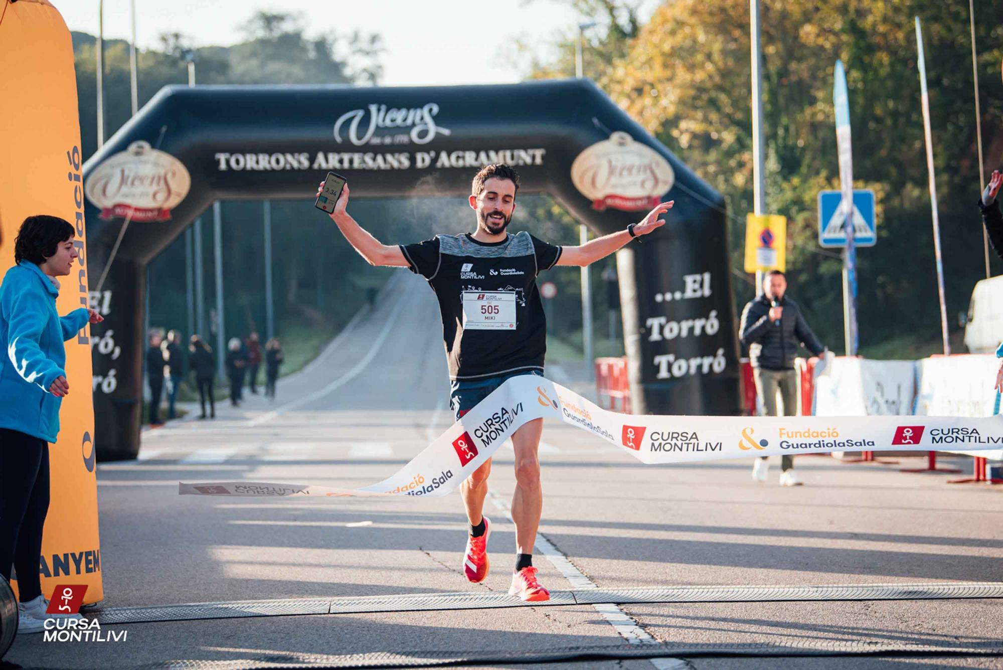Uns 600 corredors estrenen la cursa solidària Montilivi