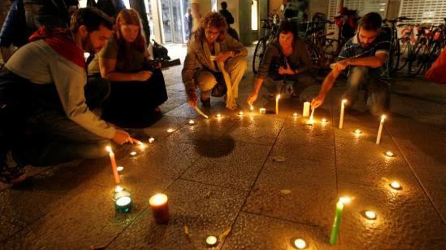 Una acció contra la pobresa energètica a Girona, en una imatge d&#039;arxiu.