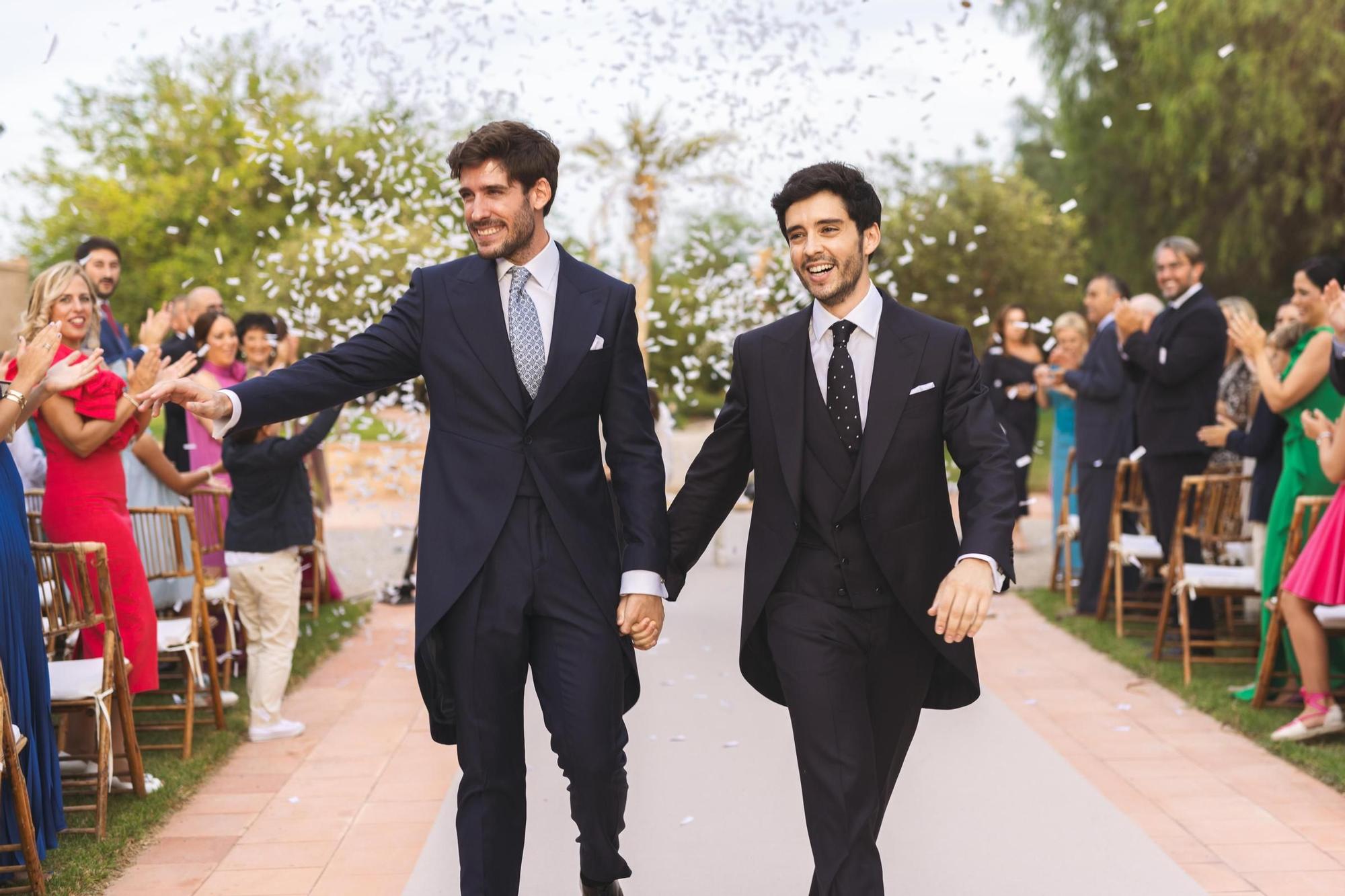 Las imágenes de la boda de Juan Carlos Caballero y Javier Zamora