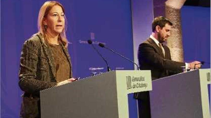 Neus Munté va afirmar sobre la moció de la CUP que «cal esforç i intel·ligència».