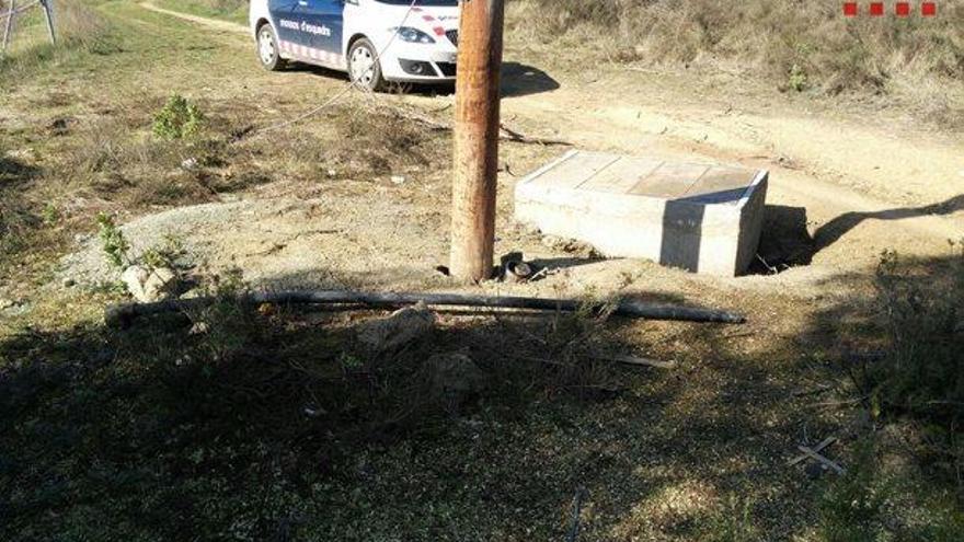 Detingut per robar cable telefònic en 23 línies de l&#039;Anoia i el Penedès