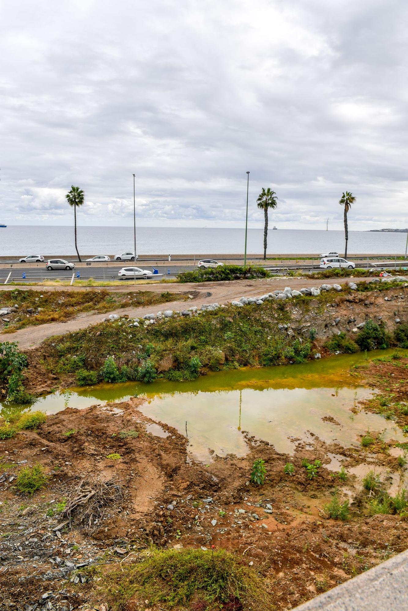 Estado de las obras en la Avenida Marítima, San Cristóbal y la estación de la Metroguagua en Hoya de la Plata