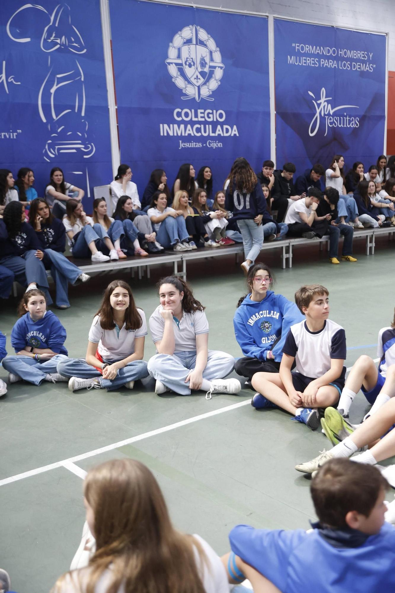El inicio de las fiestas del colegio de la Inmaculada de Gijón, en imágenes