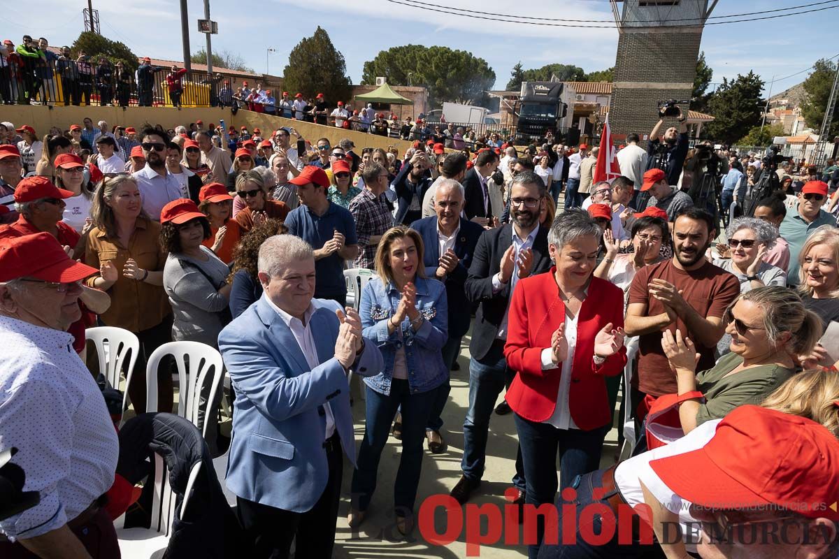 Presentación de José Vélez como candidato del PSOE a la presidencia de la Comunidad