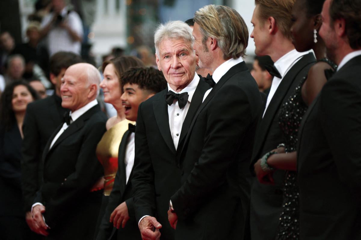 Harrison Ford presenta la quinta entrega de India Jones en Cannes