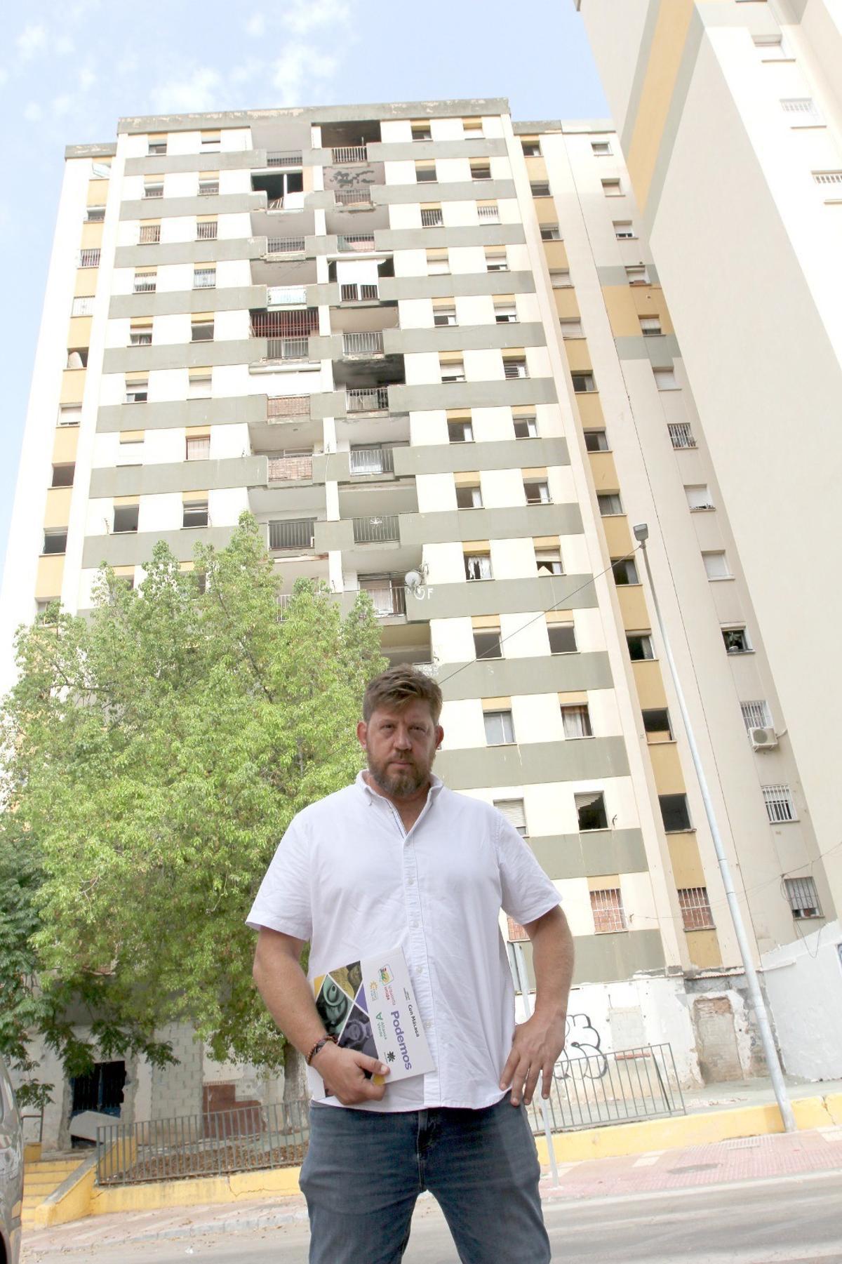 El portavoz del grupo municipal Con Málaga, Nicolás Sguiglia.