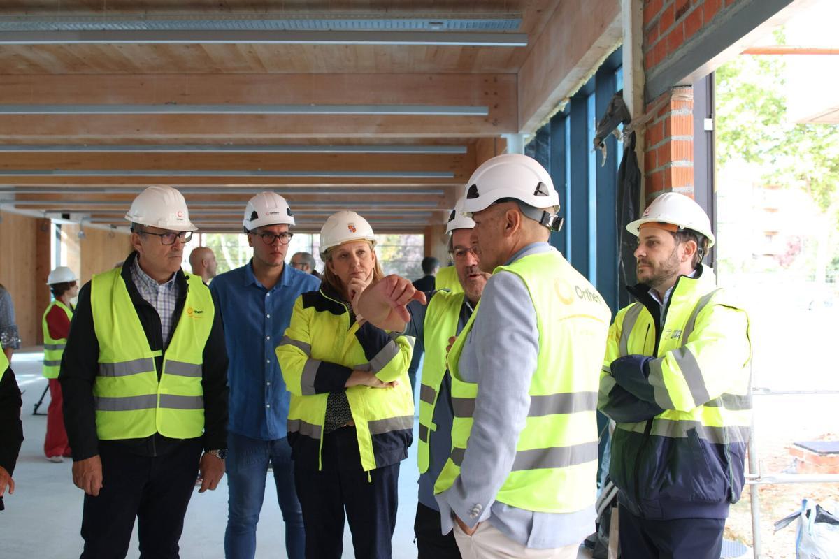 La vicepresidenta segunda, Isabel Blanco, visita las obras del Centro Cívico de Zamora