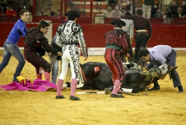 Vaquillas y rejones en la Feria San Jorge