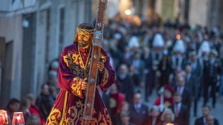 Procesión de regreso de Nuestro Padre Jesús, patrón de Orihuela al convento de San Francisco- Capilla de Santa Ana