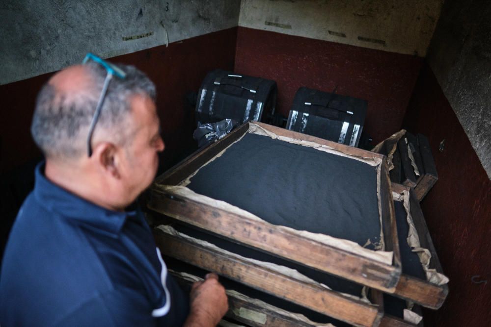 Preparación de los fuegos del Cristo