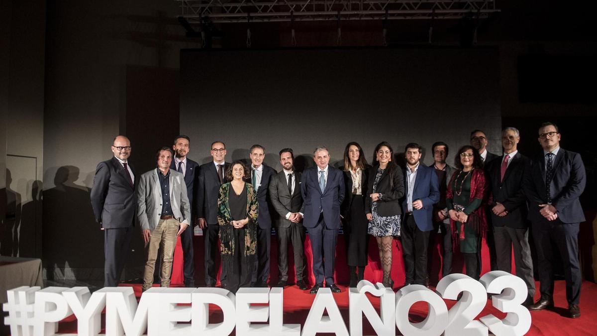 Fotografía delos Premios Pyme del Año Cáceres de 2023.