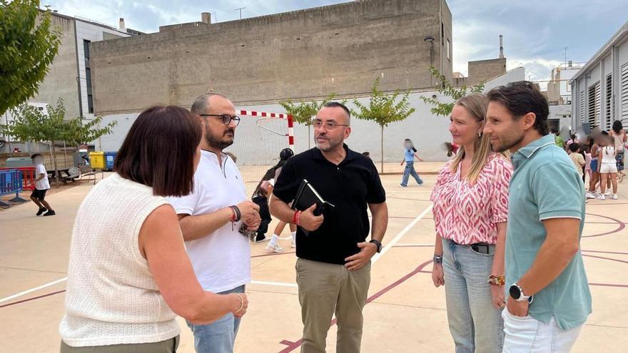 Vila-real beginnt das Schuljahr mit 7.800 Schülern und Benlloch fordert die Bauarbeiten in Concepción Arenal ein