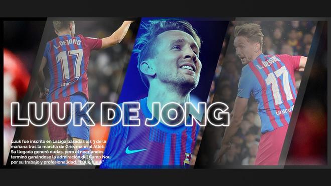 El Barça buscaba un 9 con gol a última hora y se encontró con Luuk de Jong, un futbolista del agrado de Ronald Koeman. Paradójicamente no funcionó con el holandés, sino que mostró su mejor versión a las órdenes de Xavi. Dio un rendimiento más que positivo