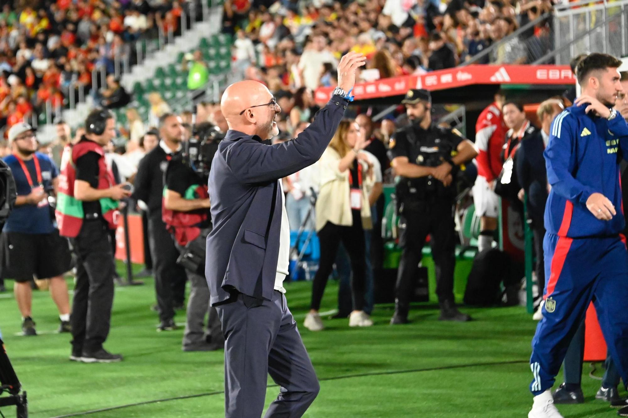 España - Georgia, en imágenes