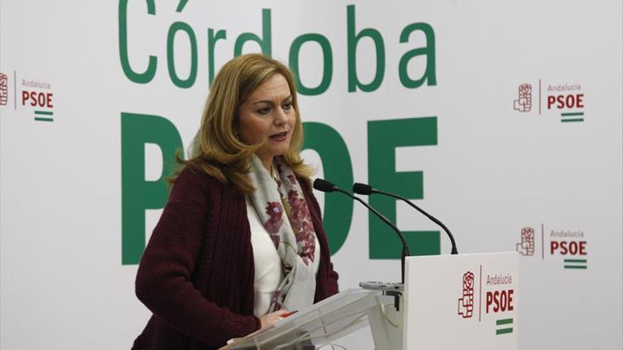 La senadora socialista María Jesús Serrano.