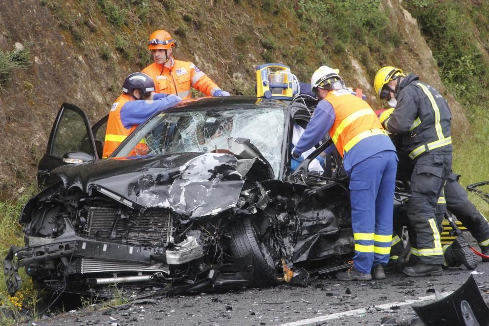 Accidente en Marín