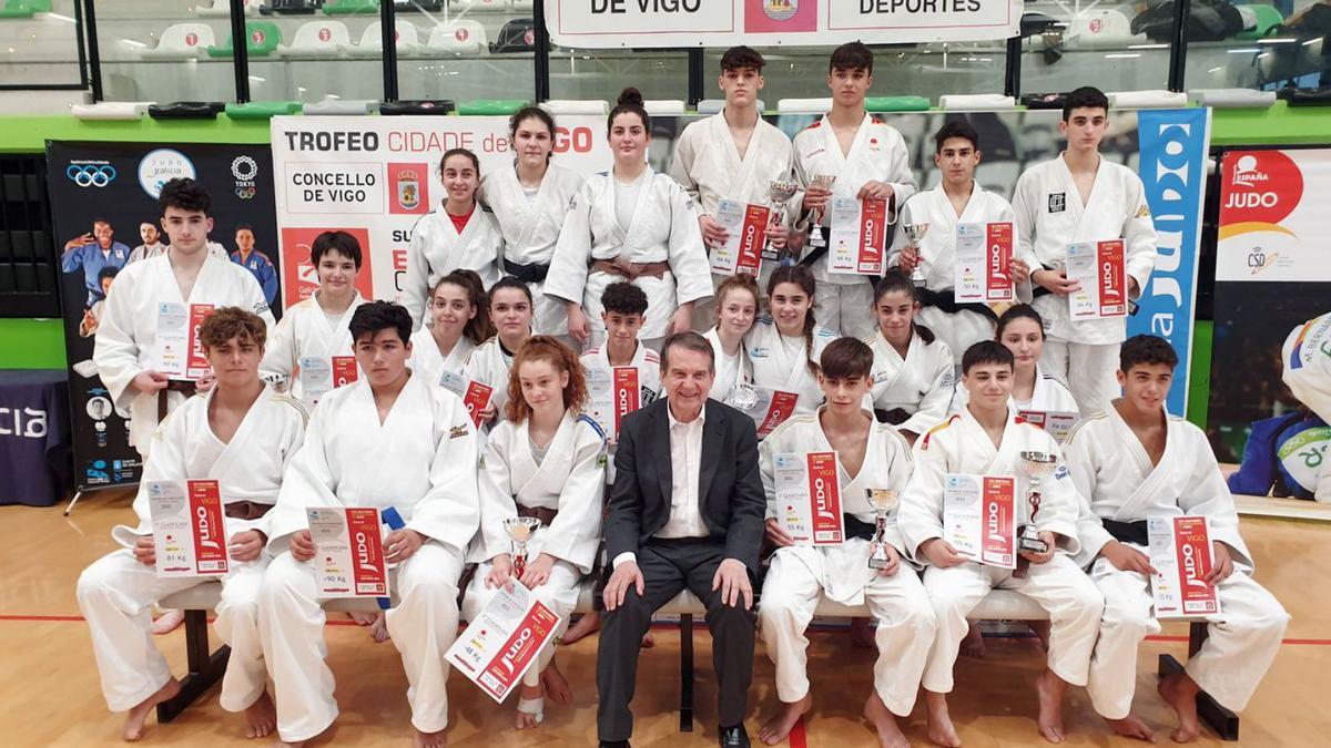 Once medallas para Galicia en el Cidade de Vigo de judo | MARTA G.BREA