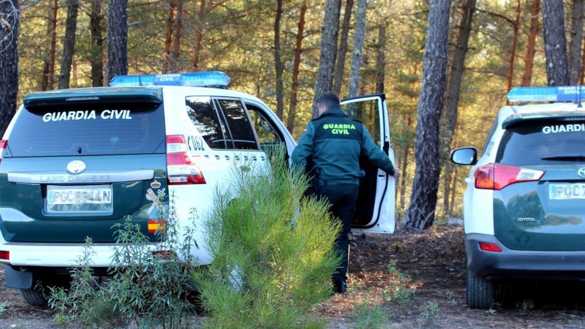 Efectivos de la Guardia Civil en un dispositivo de seguridad