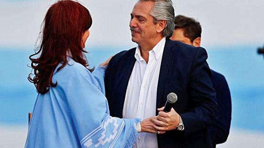 Alberto Fernández, amb Cristina Fernández Kirchner.