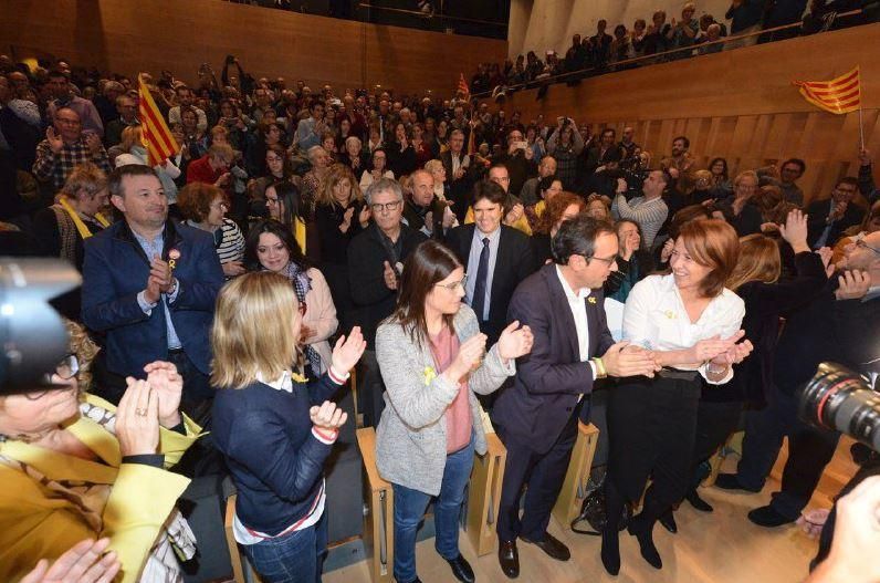 Acte central de la campanya de Junts per Catalunya a Girona