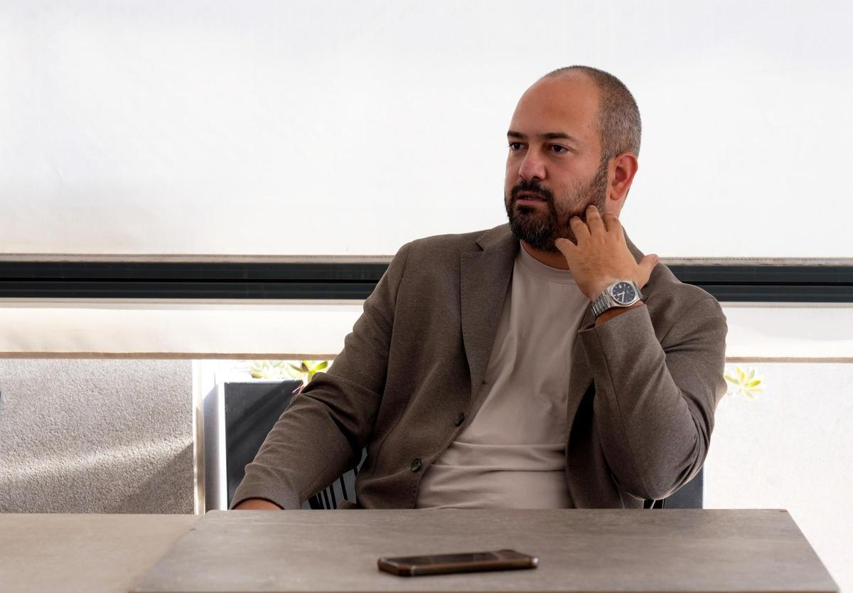 Alberto González, durante la entrevista con Mediterráneo.