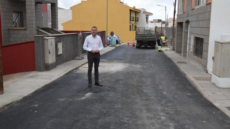 Asfaltadas las calles Antón Cerezo y Sancho de Vargas en San Sebastián