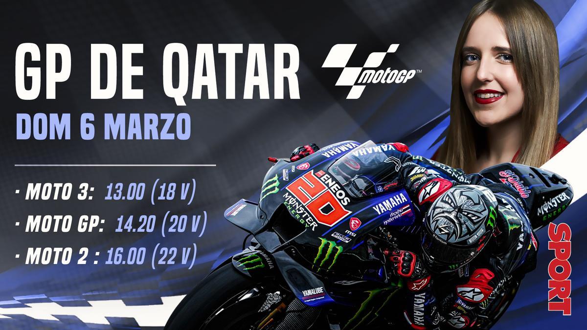 Horario y dónde ver el GP de Catar de Moto GP