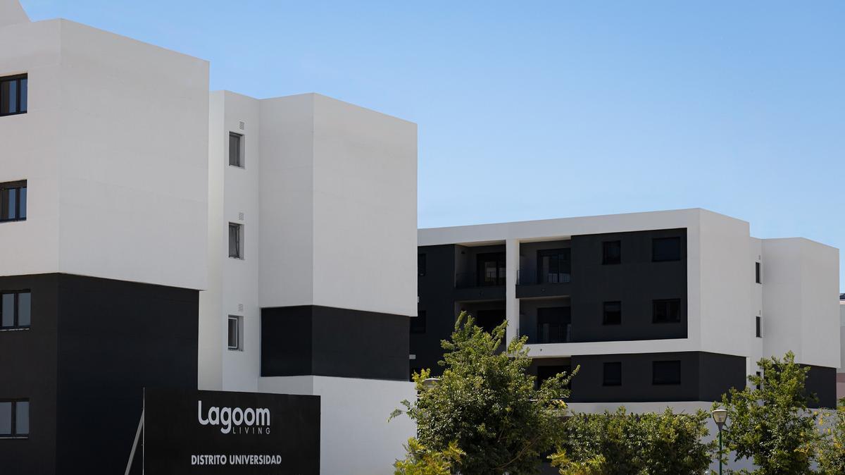 Una imagen del proyecto de viviendas de Lagoom Luving en la parcela R15 de Distrito Universidad en Málaga.