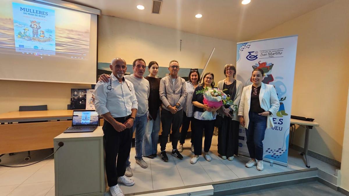 Un momento del homenaje a Amalia González Piñeiro.