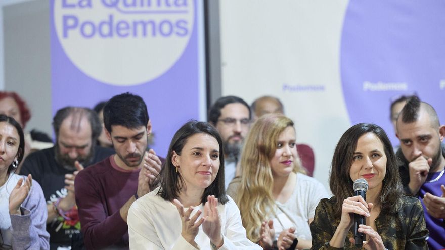 Podemos marca perfil bajo en su 8M más difícil por el caso Monedero mientras Sumar busca pasar página tras soltar lastre con Errejón