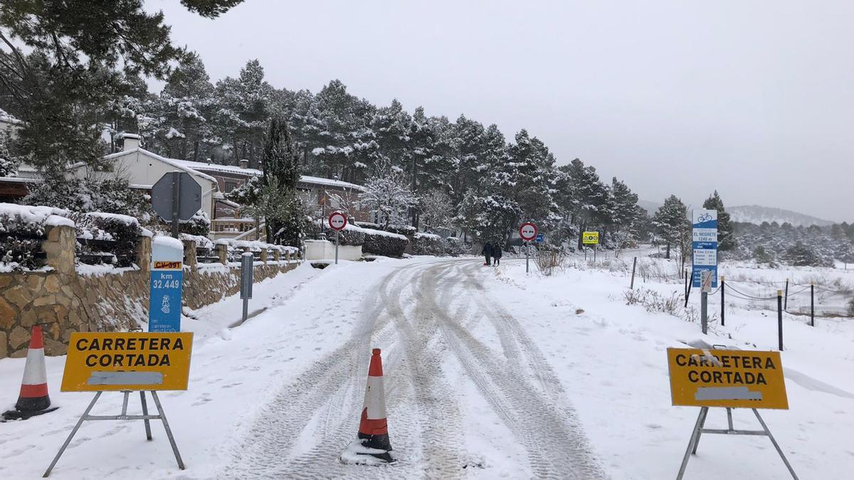 DIRECTO | Una imagen de Bocairent nevado