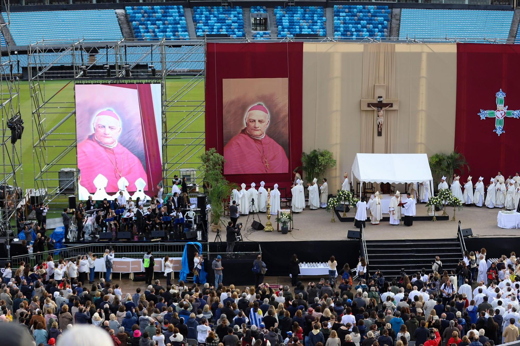 Acto de beatificación de Jacinto Vera en Uruguay