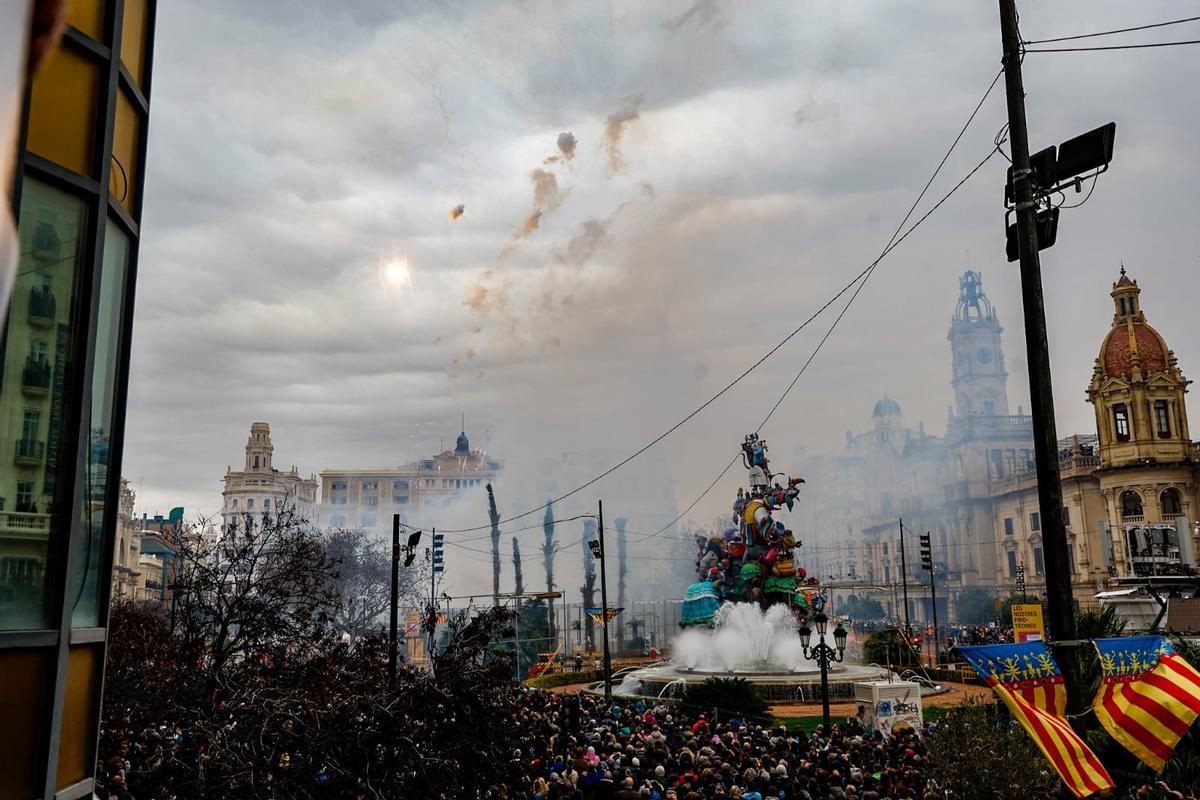 La mascletà del 18 de marzo, en imágenes La mascletà del 18 de marzo, en imágenes