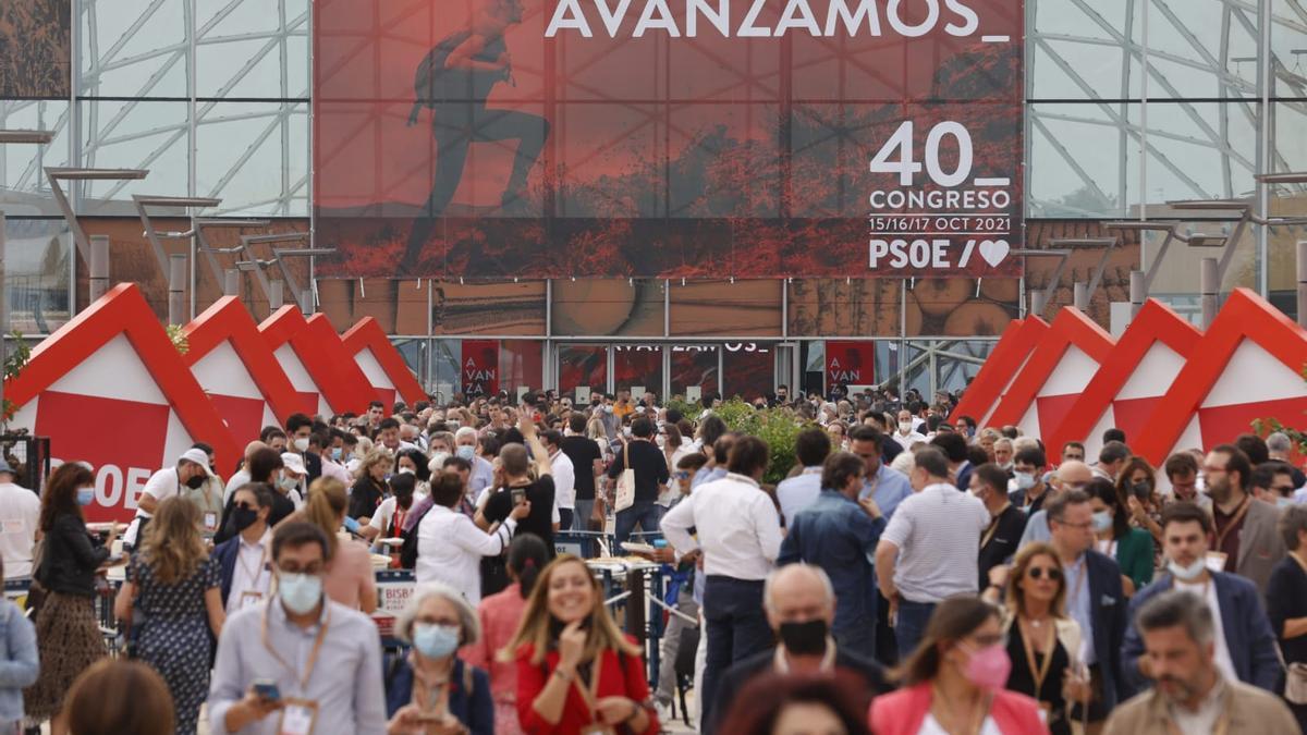 Las imágenes del 40º Congreso Federal del PSOE que se celebra en València