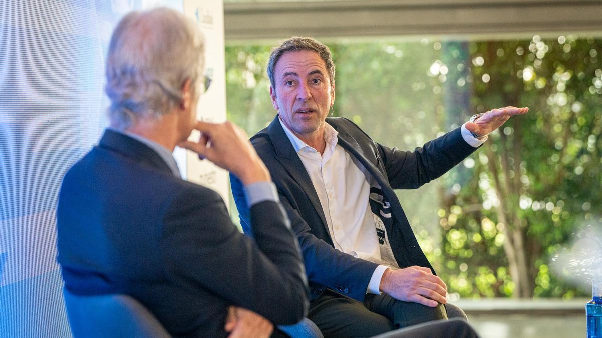 Carlos Ventura, director general de negocio del Banc Sabadell, en el III Foro Financiero de Prensa Ibérica