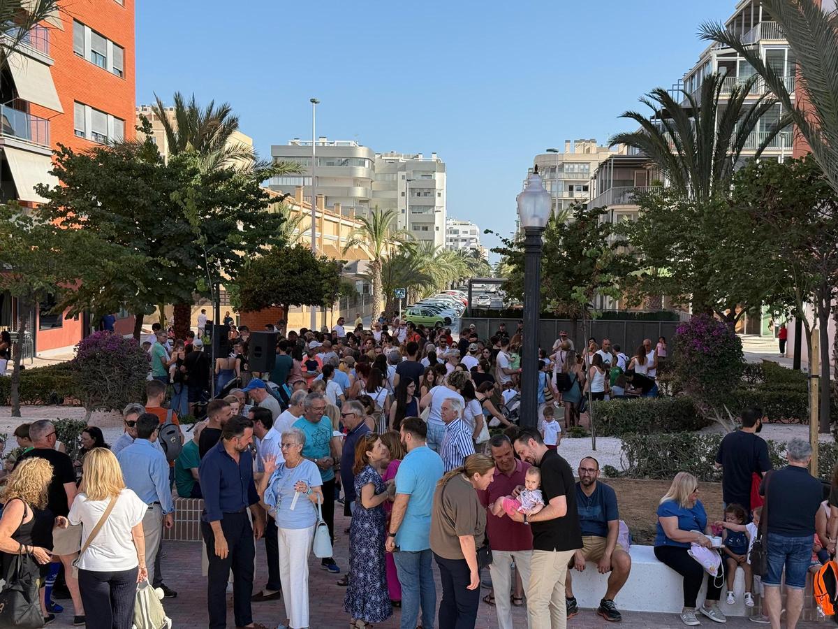 Los vecinos expresaron su satisfacción ante la nueva infraestructura para el barrio