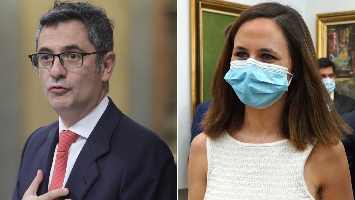 Félix Bolaños y Ione Belarra. Félix Bolaños y Ione Belarra.