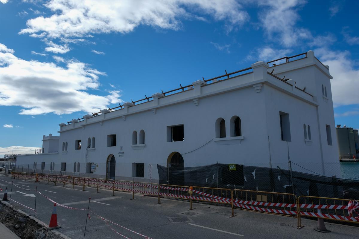 Las obras, en la Casa de Botes